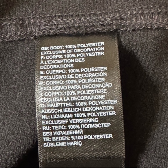 Women’s The North Face Black 1/4 Zip Pullover Sweater Size XL Outdoor Sweatshirt - Picture 5 of 7